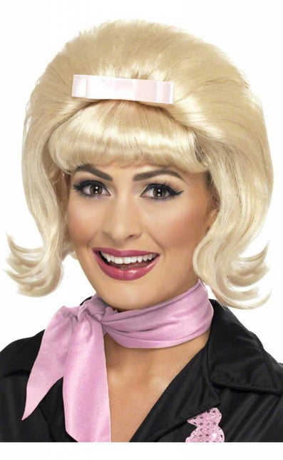 Feestbazaar 50's pruik blond Antje