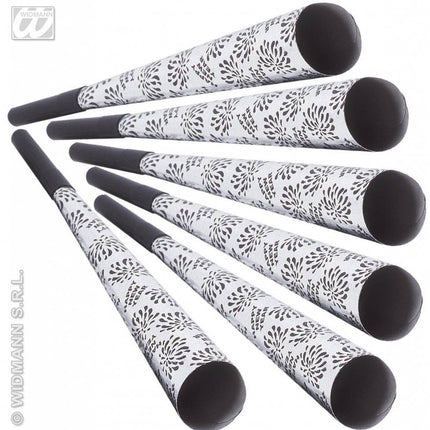 Feestbazaar 6 Happy New Year toeters 25cm