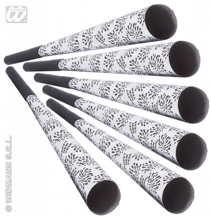 Feestbazaar 6 Happy New Year toeters 25cm