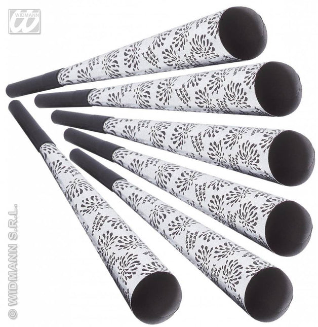 Feestbazaar 6 Happy New Year toeters 25cm