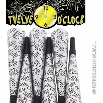 Feestbazaar 6 Happy New Year toeters 25cm