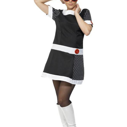 Feestbazaar 60's kostuum vrouw