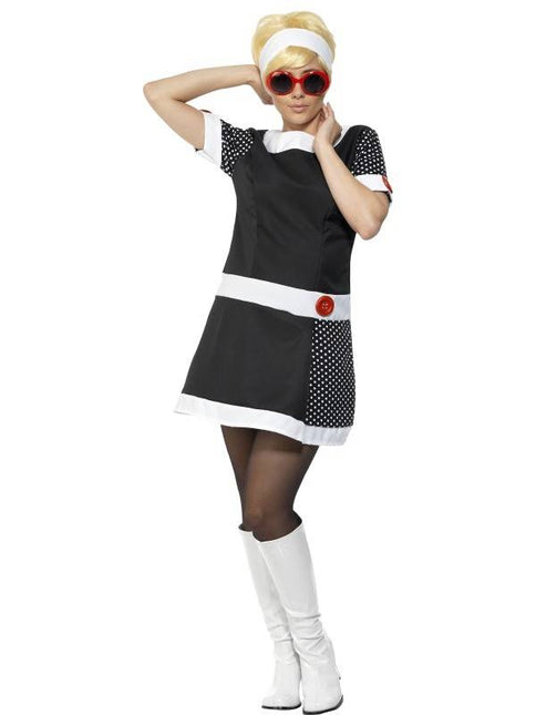 Feestbazaar 60's kostuum vrouw