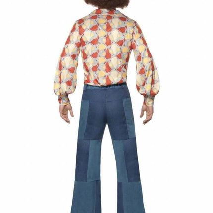 Feestbazaar 70's Denim look broek