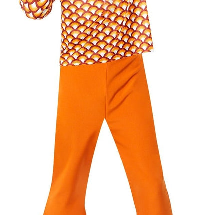 Feestbazaar 70's Hippiekostuum Heren Oranje