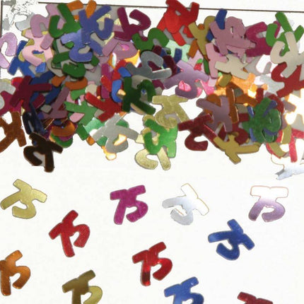 Feestbazaar 75 Jaar Tafeldecoratie / Sierconfetti