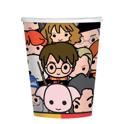 Feestbazaar 8 Bekers Harry Potter Cartoon (250ml)