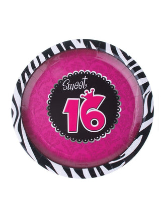 Feestbazaar 8 borden Sweet 16 verjaardag