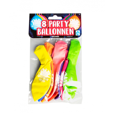 Feestbazaar 8 Party Ballonnen Geslaagd