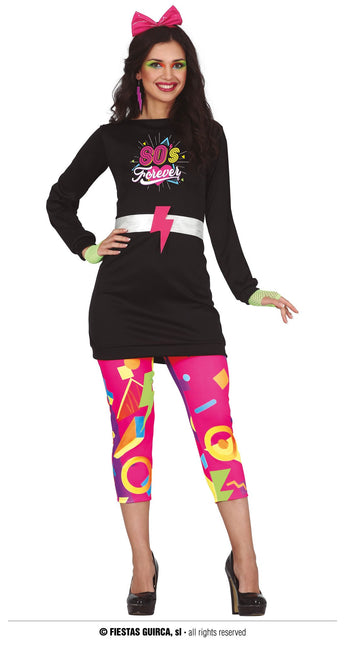 Feestbazaar 80's Disco Kostuum Lena Dames