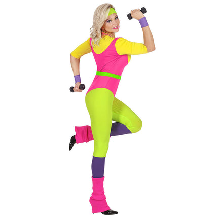 Feestbazaar 80's Fitness Foute Pak Vrouw