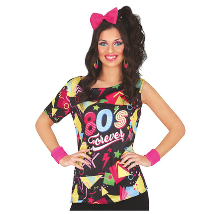 Feestbazaar 80's Forever T-shirt Dames