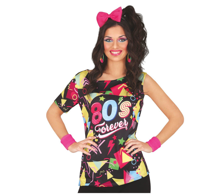 Feestbazaar 80's Forever T-shirt Dames