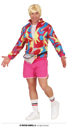 Feestbazaar 80's Party Kostuum Runner Heren Patrick