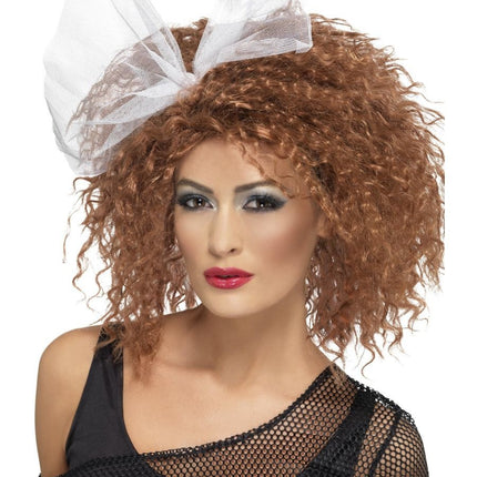 Feestbazaar 80's Pruik Wild Bruin