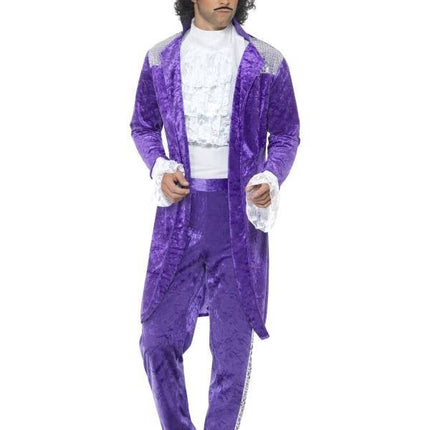 Feestbazaar 80's Purple Prince kostuum