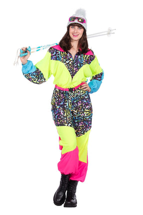 Feestbazaar 80's Skipak Neon Dames Leonie
