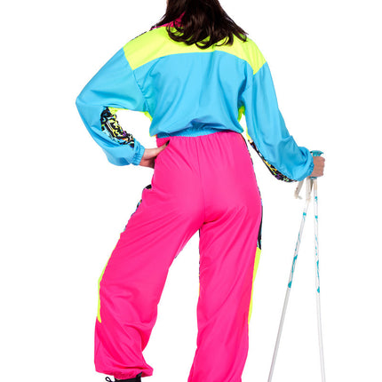 Feestbazaar 80's Skipak Neon Dames Leonie