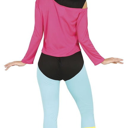 Feestbazaar 80's Sportoutfit Kostuum Vrouw Sandra
