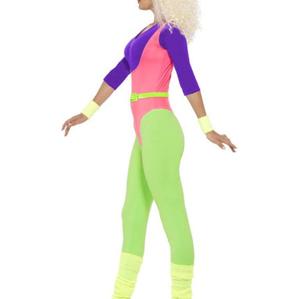 Feestbazaar 80's workout kostuum vrouw
