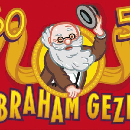 Feestbazaar Abraham vlag 90 x 60 cm