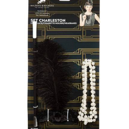 Feestbazaar Accessoireset Charleston 3-Delig