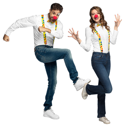 Feestbazaar Accessoireset Clown 3-Delig