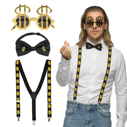 Feestbazaar Accessoireset Dollar 3-Delig