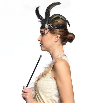 Feestbazaar Accessoireset Flapper Diva 3-Delig