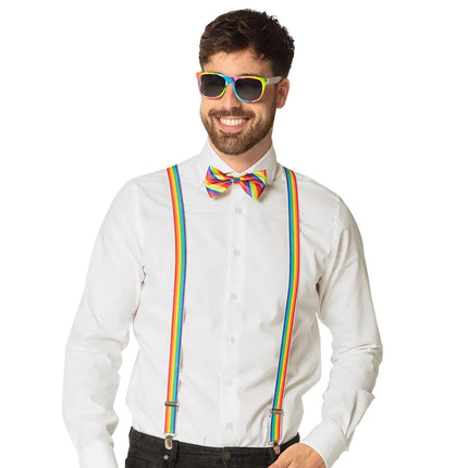 Feestbazaar Accessoireset Regenboog 3-Delig