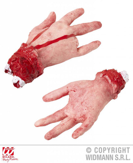 Feestbazaar Afgehakte hand met afgesneden vinger