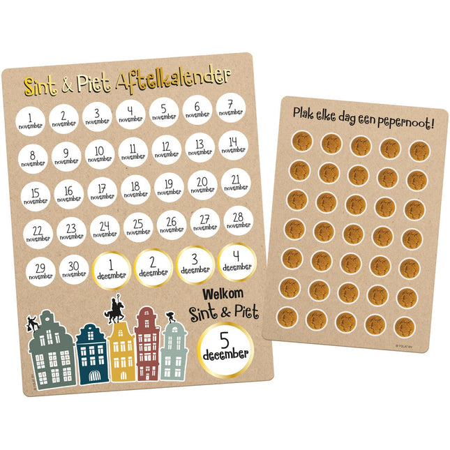 Feestbazaar Aftelkalender Welkom Sint & Piet