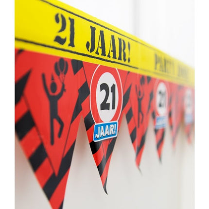 Feestbazaar Afzetlint 21 jaar Partyzone