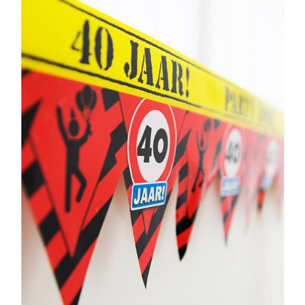 Feestbazaar Afzetlint 40 Jaar Partyzone