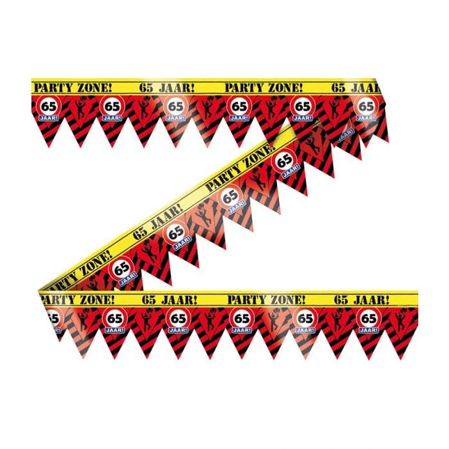 Feestbazaar Afzetlint 65 jaar Partyzone