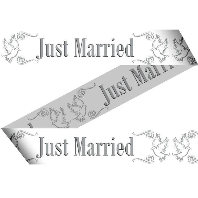 Feestbazaar Afzetlint just married