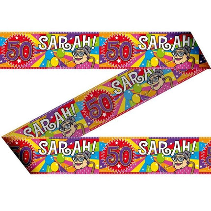 Feestbazaar Afzetlint Sarah