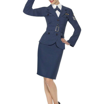 Feestbazaar Air Force kapitein kostuum 40's dame