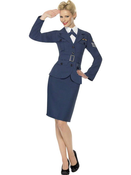 Feestbazaar Air Force kapitein kostuum 40's dame