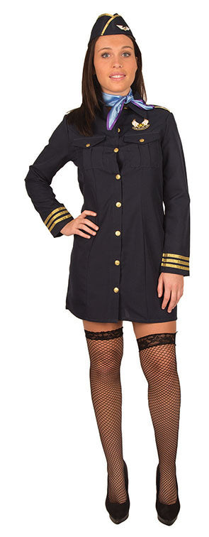 Feestbazaar Air Hostess pakje 3-delig