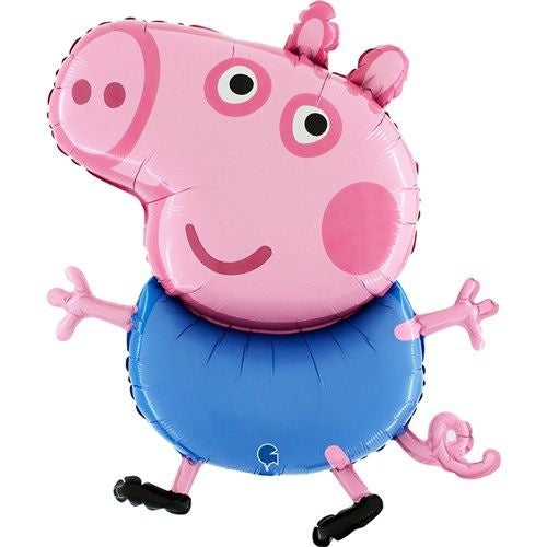 Feestbazaar Airwalker 'George' Peppa Pig Folieballon (76cm)