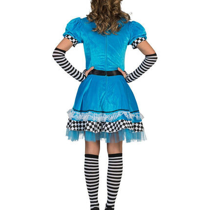 Feestbazaar Alice In Wonderland Jurk Dames