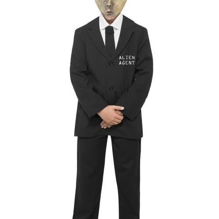 Feestbazaar Alien Agent halloween pak