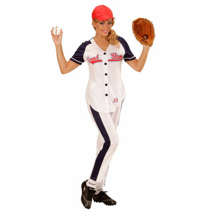 Feestbazaar All Star Honkbal Vrouw Kostuum