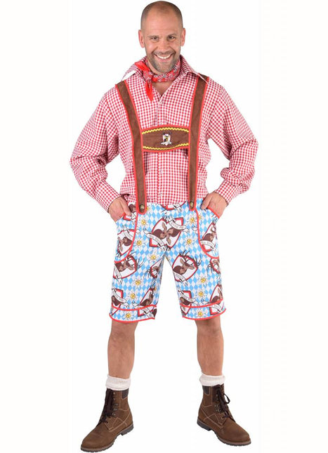 Feestbazaar Alm Hirsch Oktoberfest tiroler broek