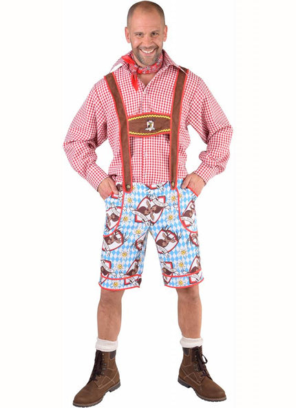 Feestbazaar Alm Hirsch Oktoberfest tiroler broek