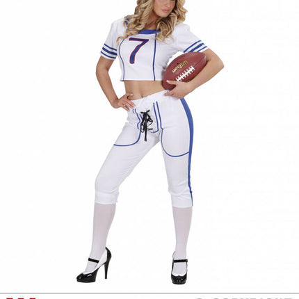 Feestbazaar American Football kostuum dame