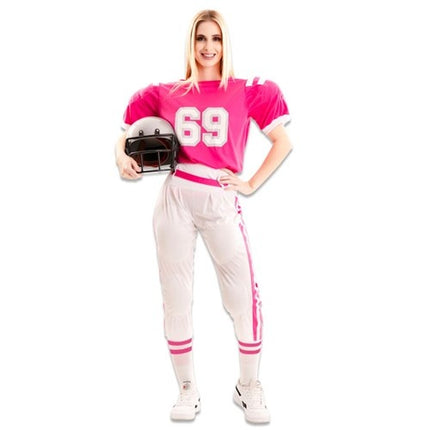 Feestbazaar American Football Speelster Pak Pink