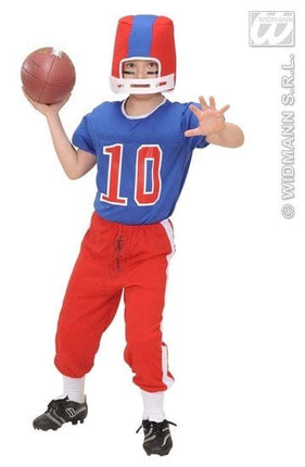 Feestbazaar American Football speler kind kostuum