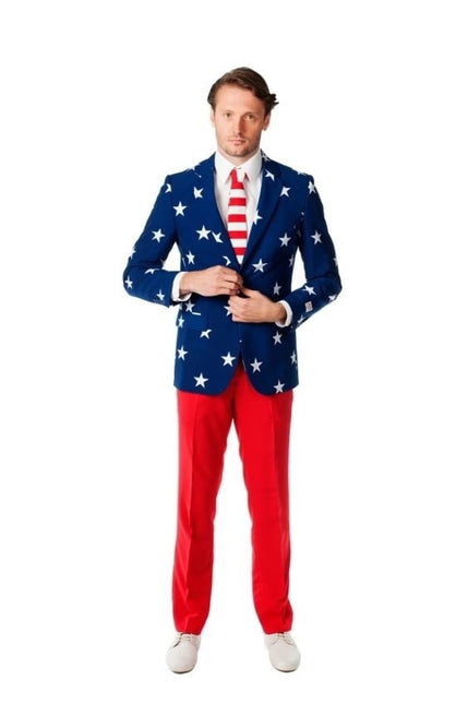 Feestbazaar Amerika kostuum Stars and Stripes